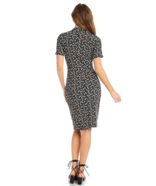 2940 Karen Kane Cascade Wrap Dress $138 | Sweet Caroline's Clothing Boutique